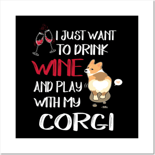 I Want Just Want To Drink Wine (136) Posters and Art